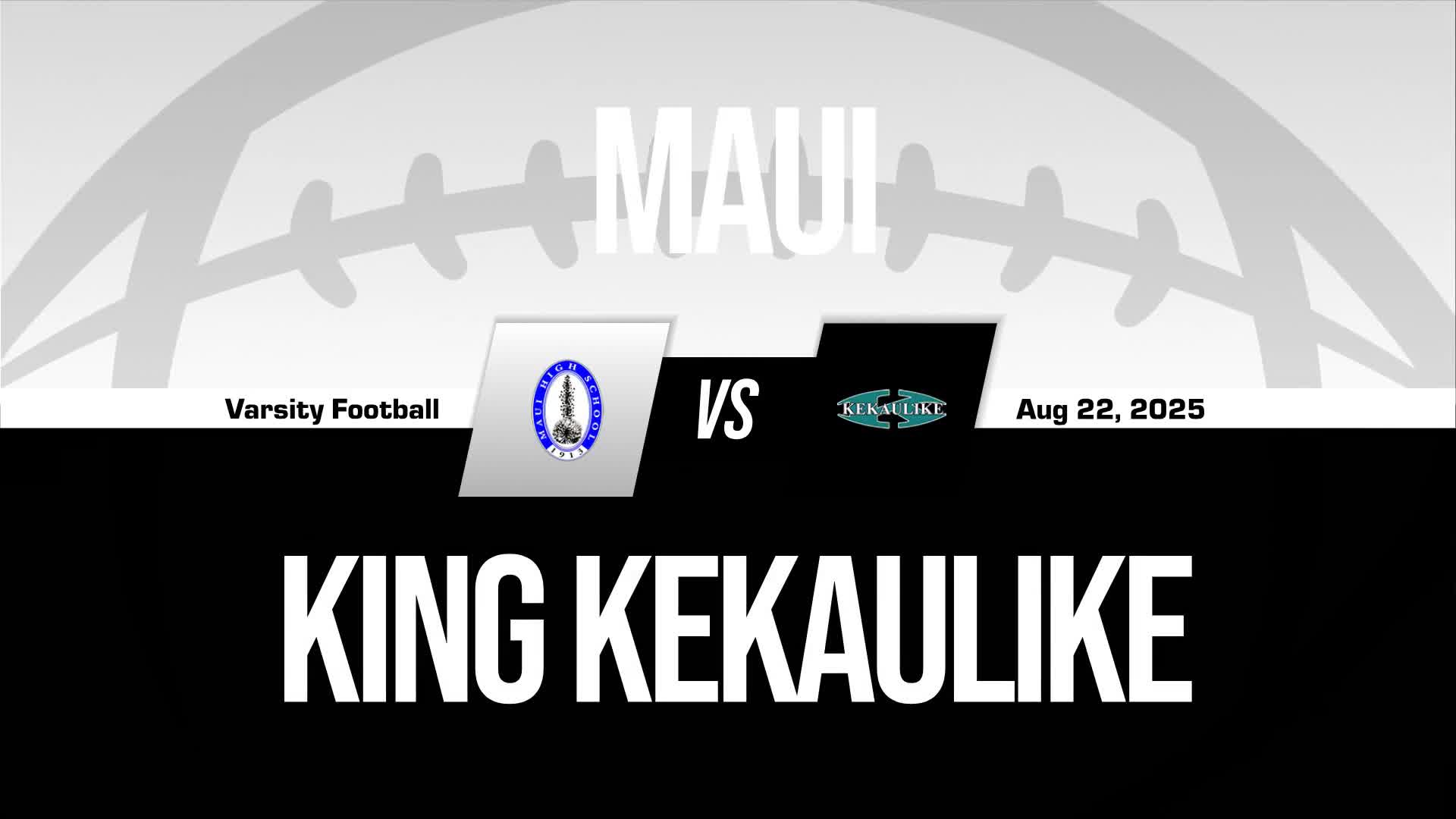 Football Recap: Makai Liotta Key Part of Team Effort in Na Ali'i Win + How To Watch