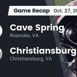 Football Game Preview: Christiansburg vs. Cave Spring