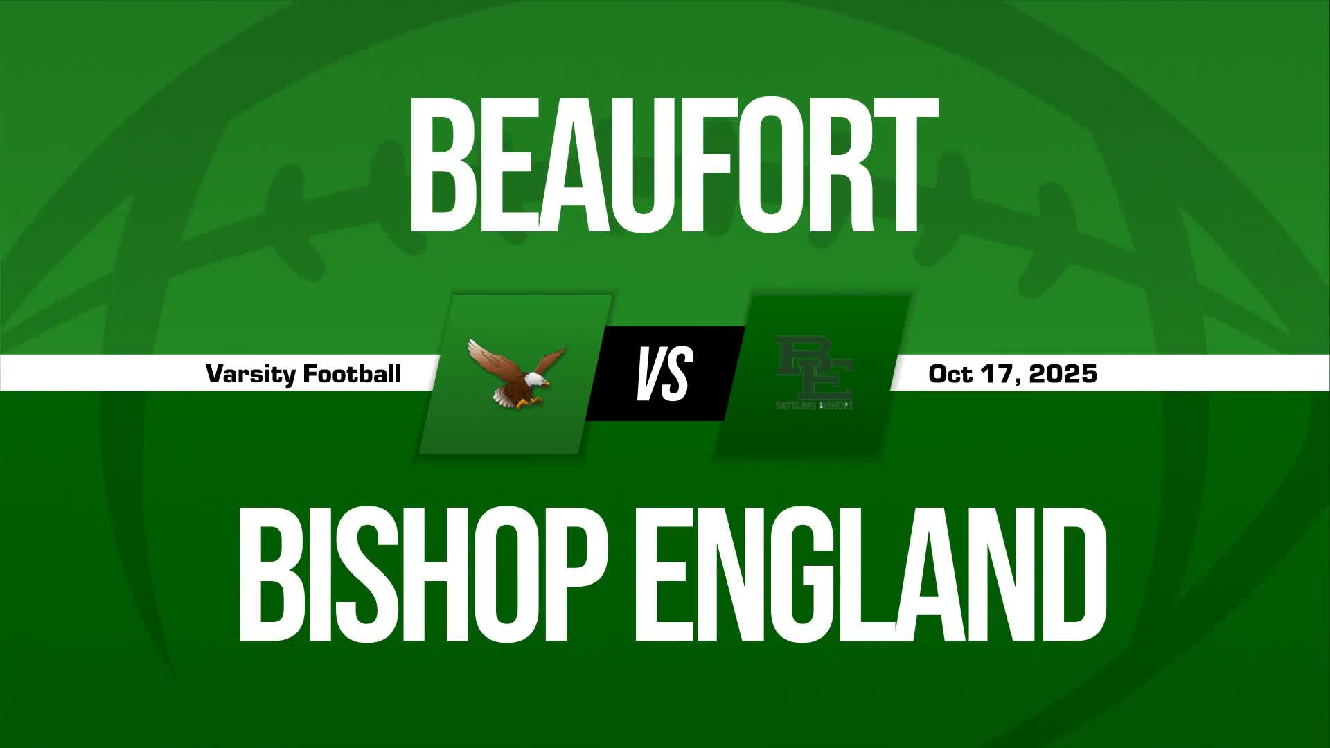 Football Game Preview: Beaufort Eagles vs. Hilton Head Island Seahawks