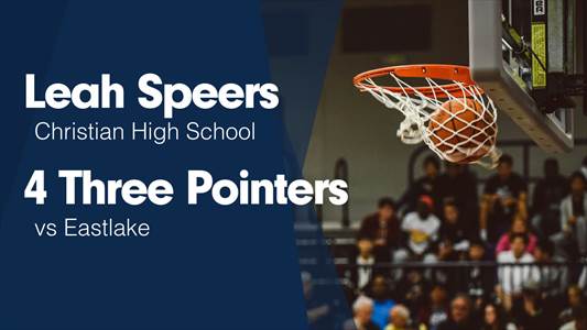 Leah Speers Game Report: @ Patrick Henry