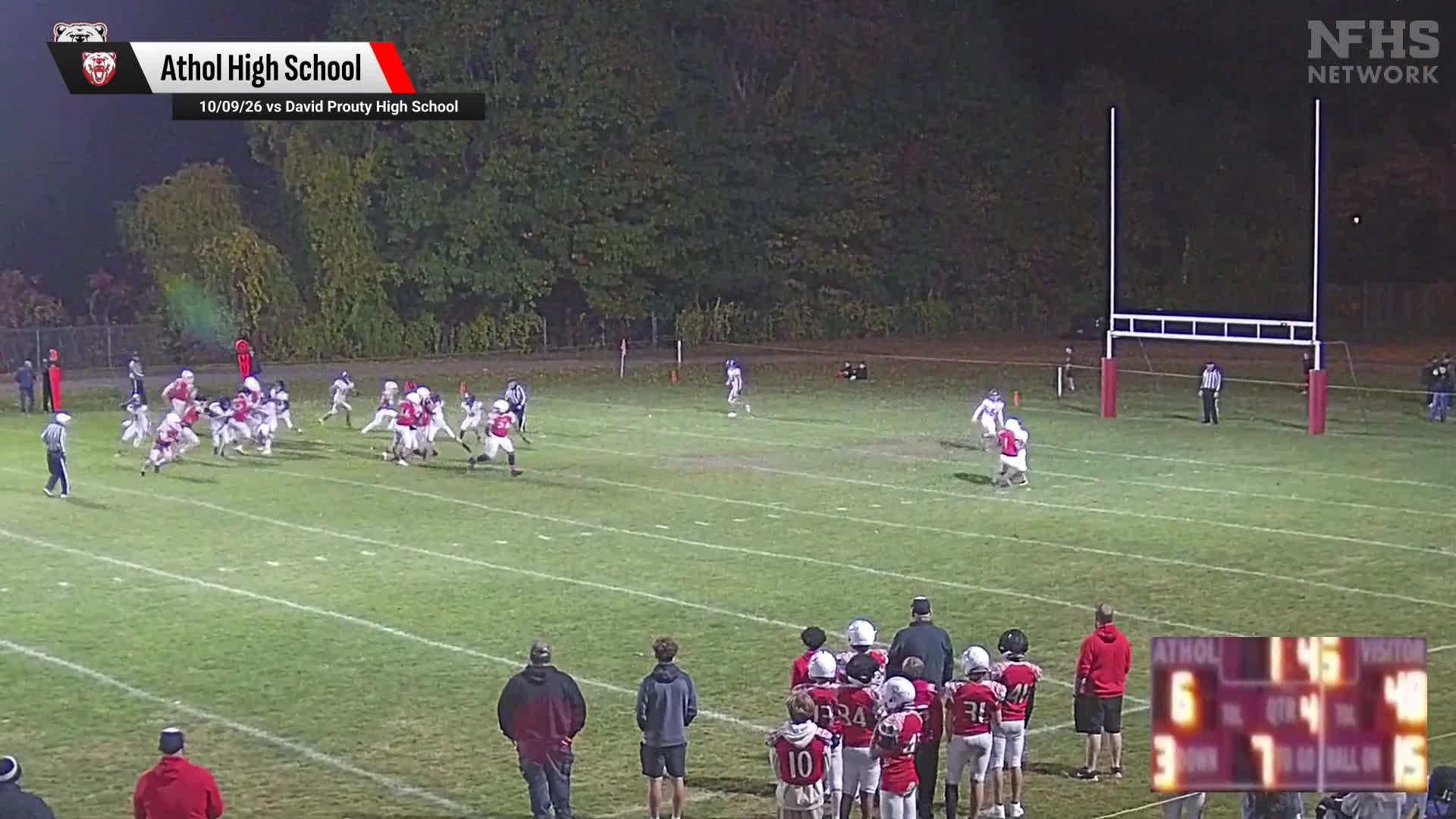 Football Recap: Tough Loss for Athol