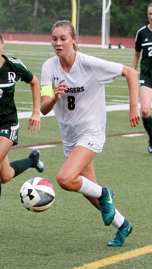 Hart shifted positions for her junior campaign
and increased her scoring output to 23 goals.