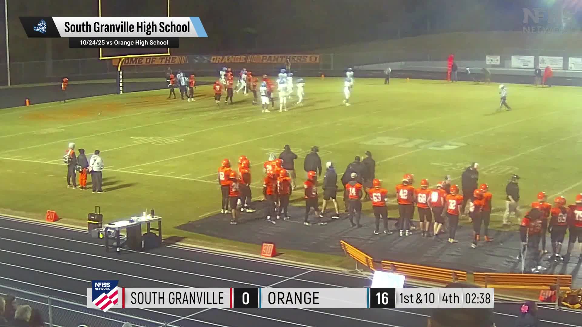 Football Recap: South Granville Finds Home Field Redemption Against J.F. Webb + How To Watch