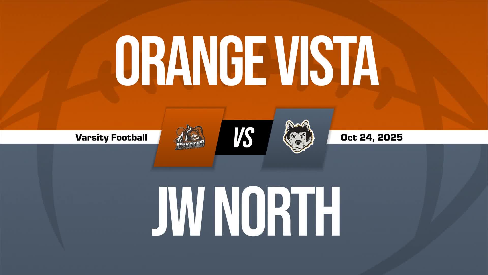 Football Recap: Orange Vista's Winning Streak Snapped at Eight Games