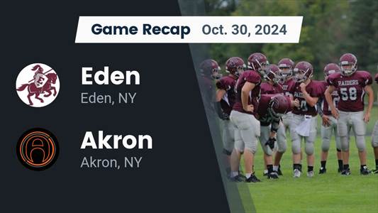 Football Recap: Akron Drops Highest Score of Season Against Eden