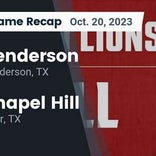 Football Game Recap: Henderson Lions vs. Chapel Hill Bulldogs