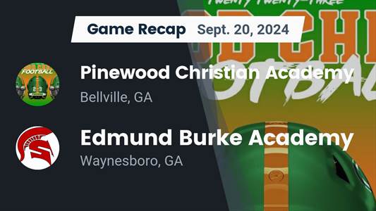 Football Recap: Pinewood Christian Takes a Loss
