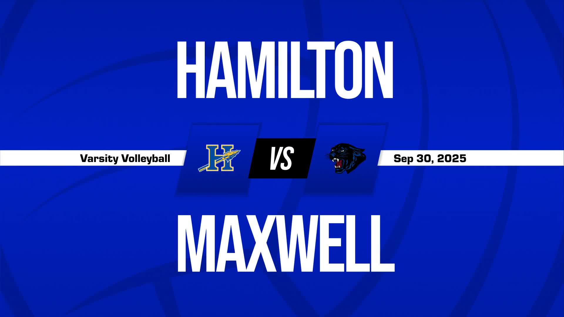 Volleyball Recap: Hamilton Beats Maxwell for Their Third Straigh