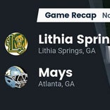 Football Game Preview: Lithia Springs Lions vs. Mays Raiders