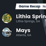 Lithia Springs vs. Mays