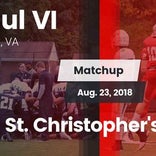 Football Game Recap: Paul VI vs. St. Christopher's