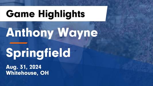 Soccer Game Preview: Anthony Wayne Plays at Home