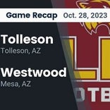 Football Game Recap: Westwood Warriors vs. Tolleson Wolverines