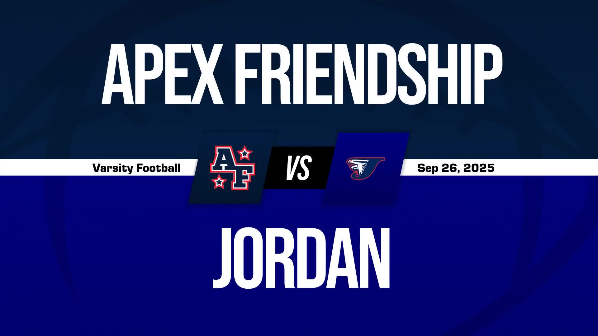 Football Recap: Ethan Mcgarrigan's Big Game Can't Quite Lead Apex Friendship over Jordan + How To Watch