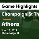 Basketball Game Recap: St. Thomas More Sabers vs. Bismarck-Henning/Rossville-Alvin Blue Devils