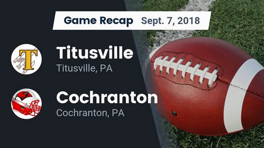 Football Game Recap: Cochranton vs. West Middlesex