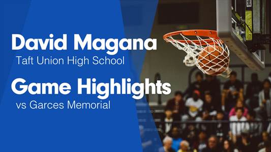 David Magana Game Report: vs Wasco