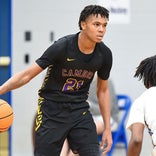 High school basketball scoreboard