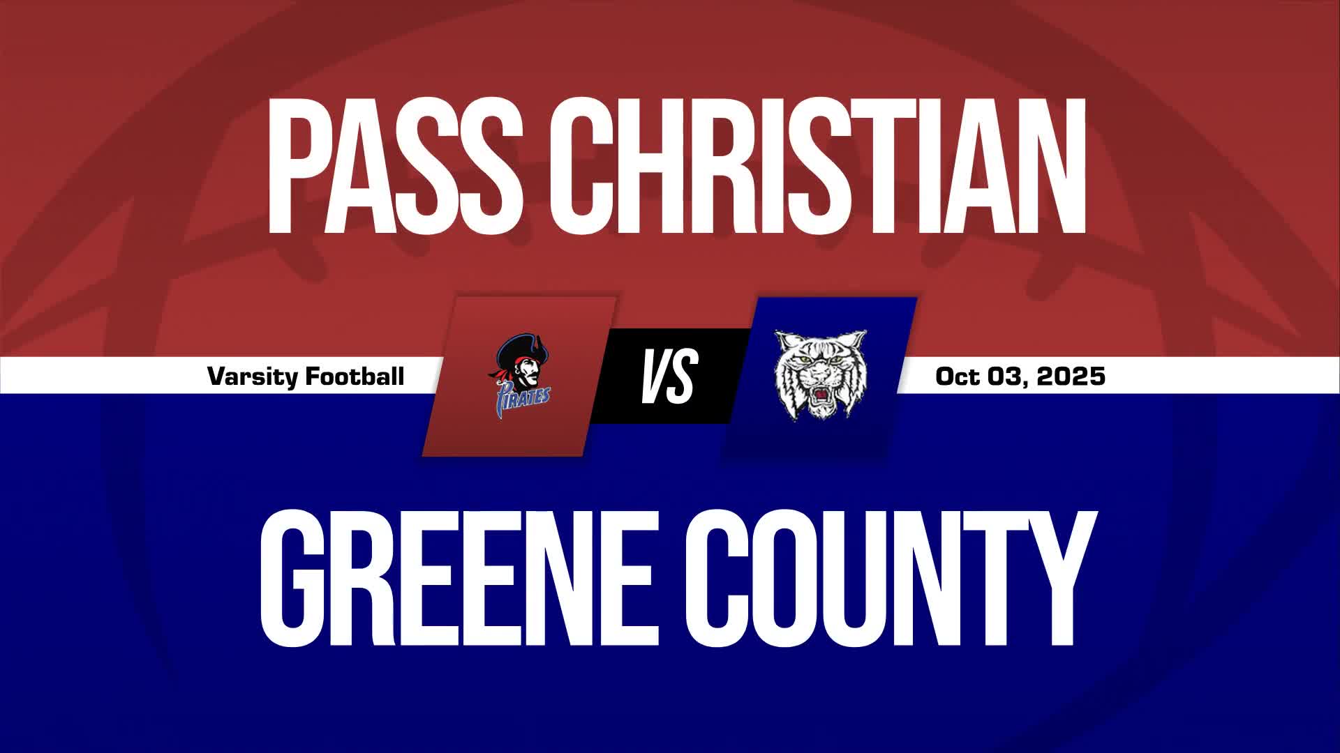 Football Recap: Pass Christian's  Victory  on Friday Extends Winning Streak to Six