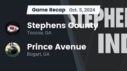 Football Recap: Stephens County Comes Up Short