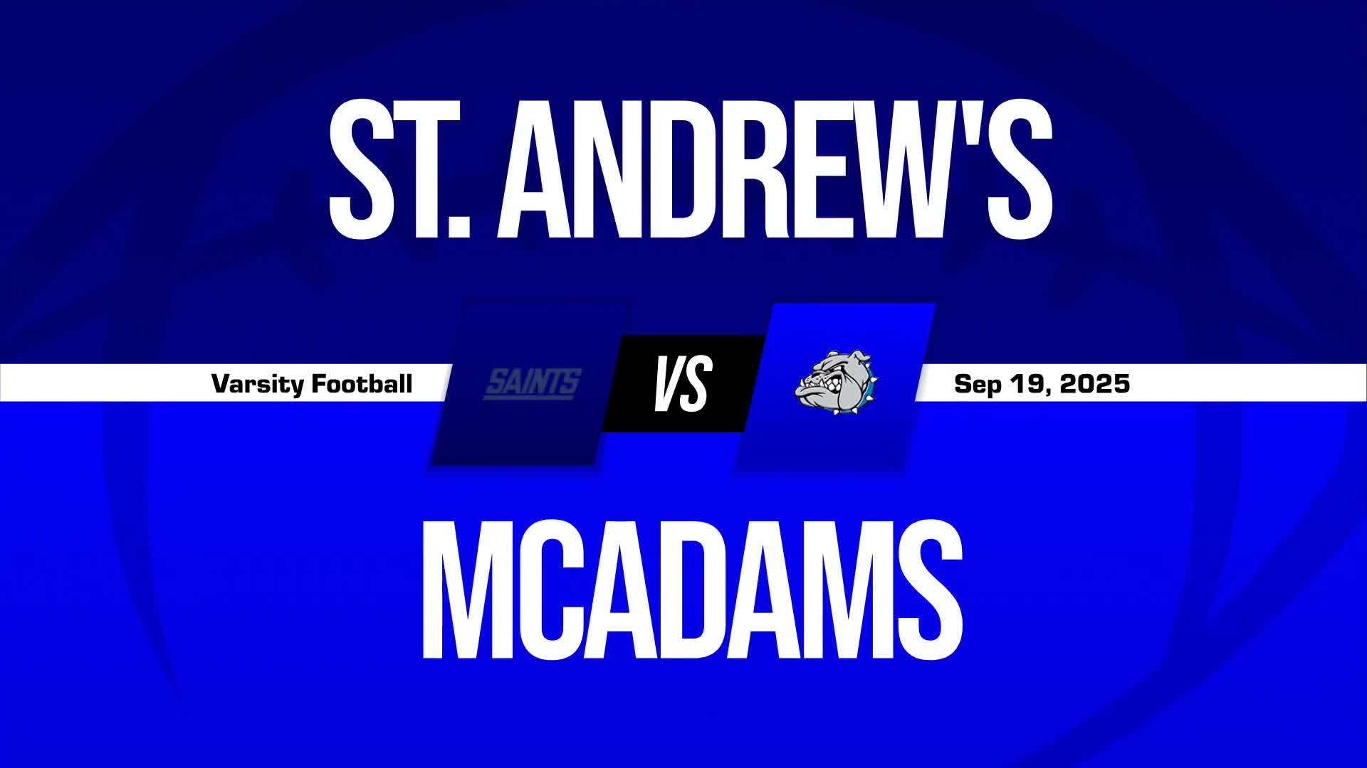 Football Recap: St. Andrew's Episcopal Gets the Win
