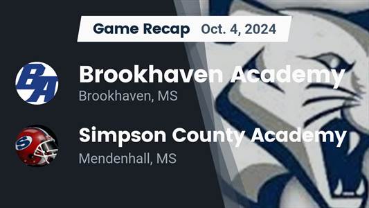 Football Game Preview: Brookhaven Academy Cougars vs. Parklane A