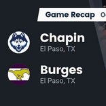 Chapin beats Burges for their third straight win