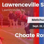 Football Game Recap: Lawrenceville School vs. Choate Rosemary Ha