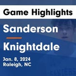 Khalel Sanders leads Knightdale to victory over Hillside