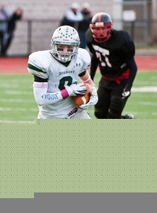 Don Webber has 10 touchdown catchesfor Duxbury, which is seeking its second-straight undefeated season.