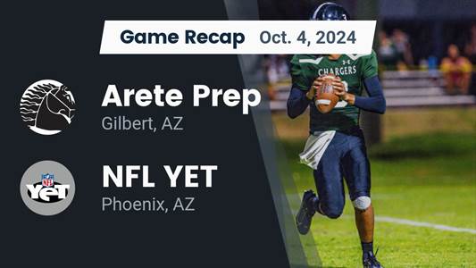 Football Game Preview: Arete Prep CHARGERS vs. Heritage Academy 