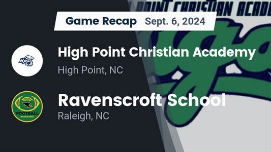 Football Recap: High Point Christian Academy Skates Past Ravenscroft with Ease