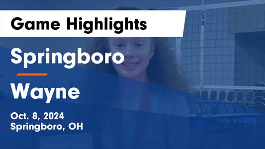 Volleyball Recap: Springboro Comes Up Short