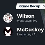 Football Game Recap: J.P. McCaskey Red Tornado vs. Wilson Bulldogs