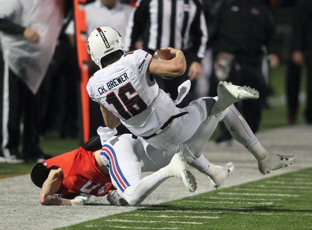 Charlie Brewer led Lake Travis to a 51-3 thrashing of rival Westlake.