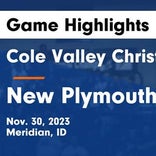 Basketball Game Recap: New Plymouth Pilgrims vs. Cole Valley Christian Chargers