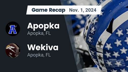 Football Recap: Apopka Takes a Tough Playoff Loss