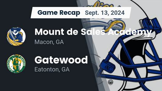 Football Recap: Zavion Deshazier Leads Mount De Sales Academy to