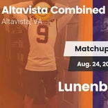 Football Game Recap: Altavista Combined School vs. Lunenburg Cen
