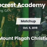 Football Game Recap: Pinecrest Academy vs. Mount Pisgah Christia
