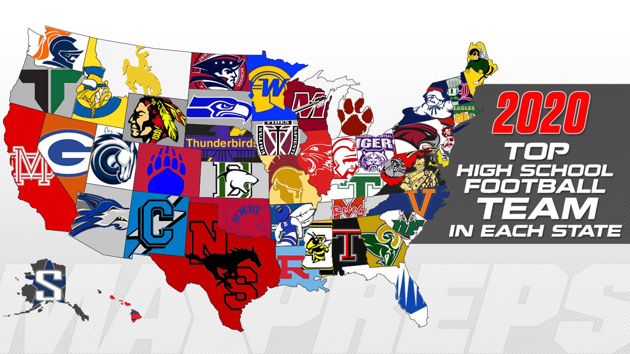 Best high school football team from each state