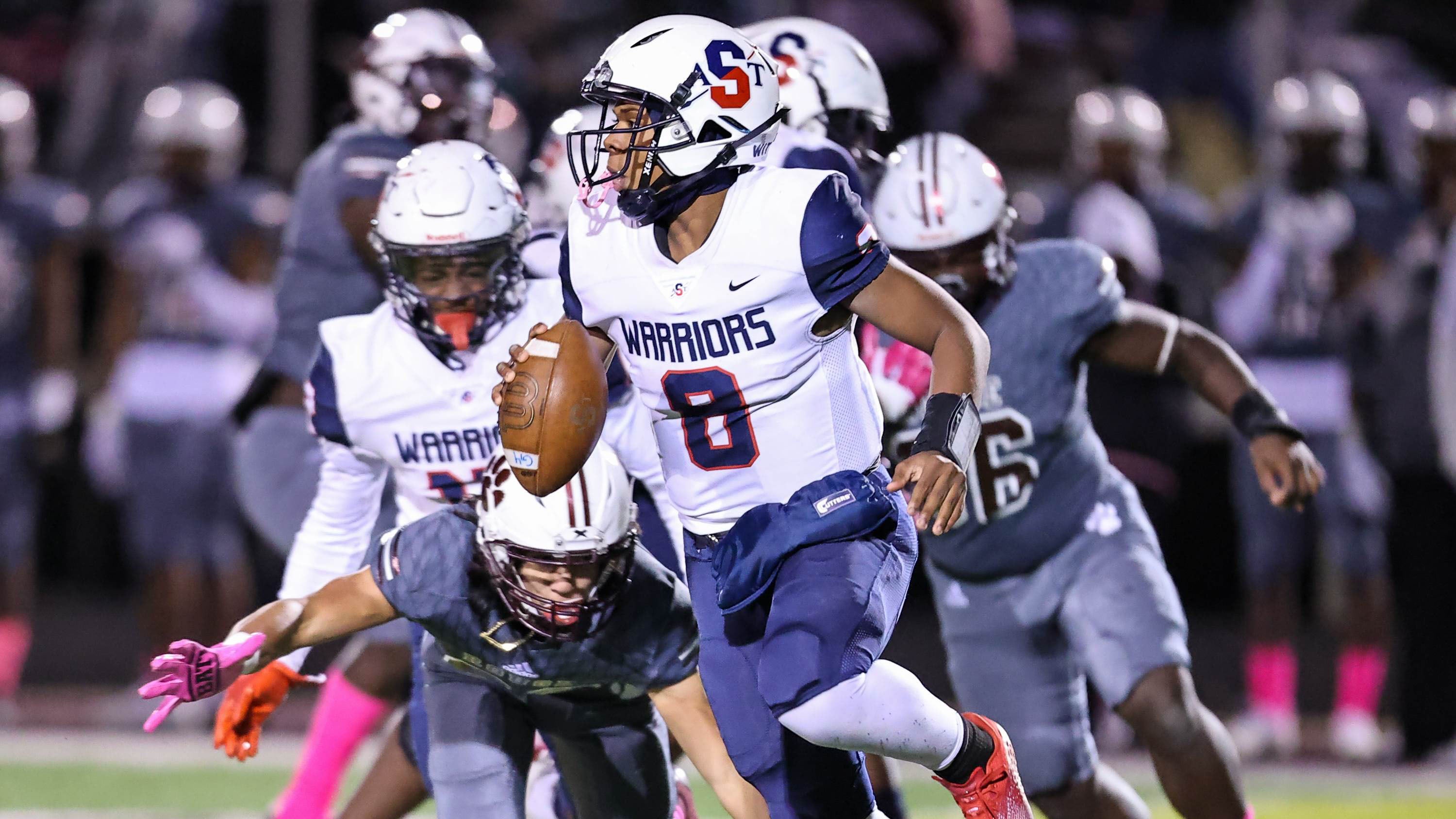Stat Freaks of the Week: T.J. Burkhalter's seven sacks top high school football statistical standouts