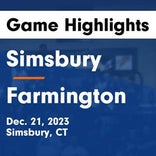 Simsbury piles up the points against Capital Prep