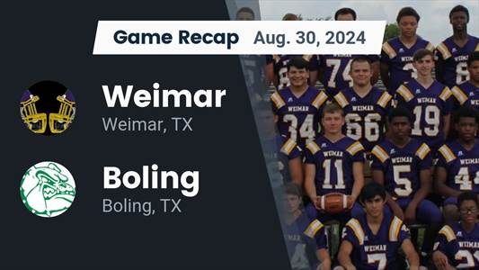 Football Game Preview: Weimar Wildcats vs. Schulenburg Shorthorn