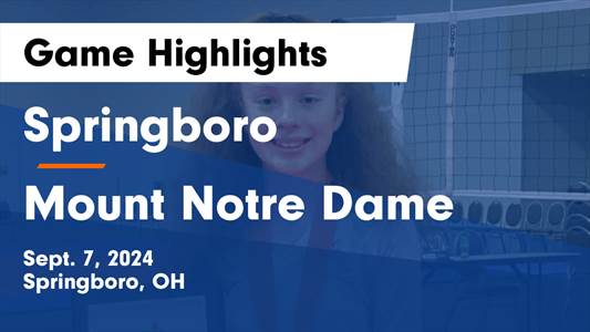 Volleyball Game Preview: Springboro Plays at Home
