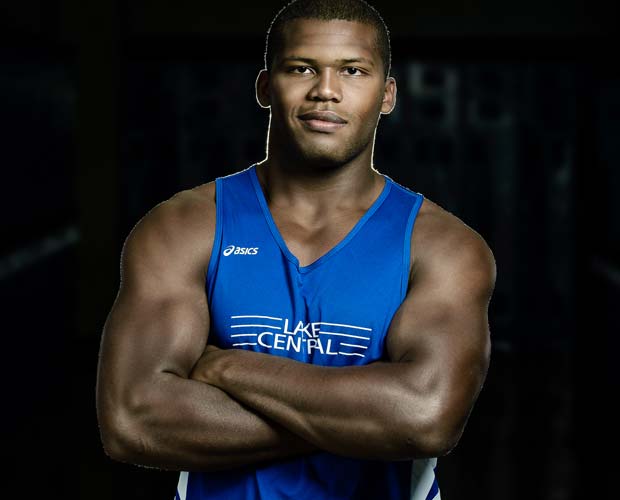 Robinson has a legitimate shot at putting his name atop the state record books in track and field.