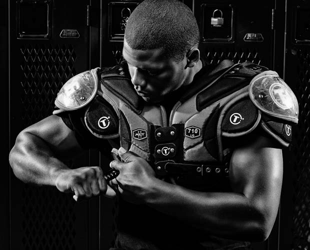 Robinson has been a varsity football player since the first day of his freshman year.