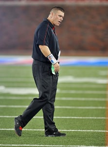 Coppell coach Joe McBride is a
towering figure around Coppell.