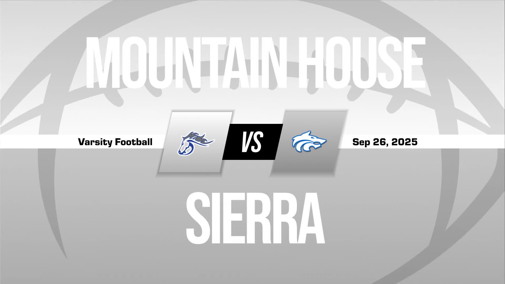 Football Recap: Sierra Takes a Loss