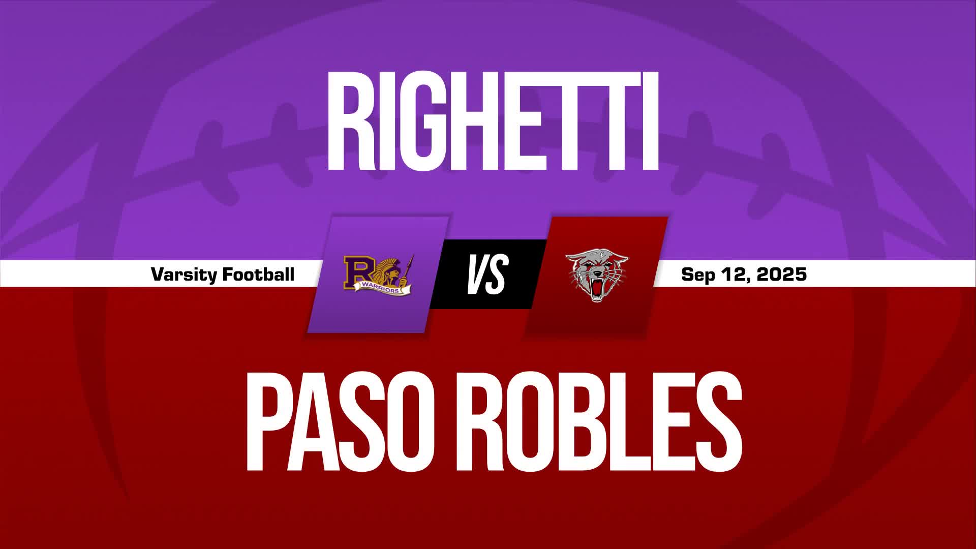 Football Recap: Righetti Comes Up Short